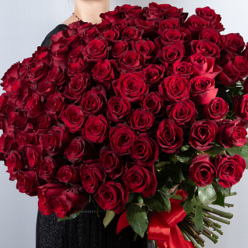 Букет Императрицы 101 красная роза 60 см Букет Императрицы 101 красная роза 60 см